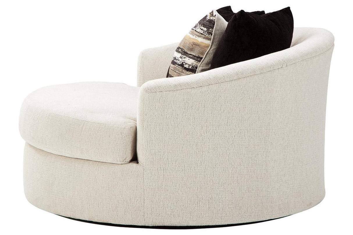 Cambri Snow Oversized Chair by Ashley at Eve Furniture