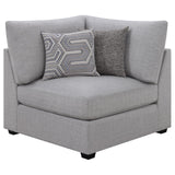 Cambria 6-piece Upholstered Modular Sectional Grey