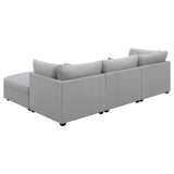 Cambria Grey 4-piece Upholstered Modular Sectional by Coaster at Eve Furniture