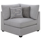 Cambria Grey 5-Piece Upholstered Modular Sectional by Coaster at Eve Furniture