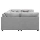 Cambria Grey 6-piece Upholstered Modular Sectional by Coaster at Eve Furniture