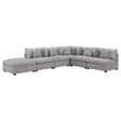 Cambria Grey 6-piece Upholstered Modular Sectional by Coaster at Eve Furniture