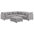 Cambria Grey 6-piece Upholstered Modular Sectional by Coaster at Eve Furniture