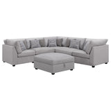 Cambria Grey 6-piece Upholstered Modular Sectional by Coaster at Eve Furniture