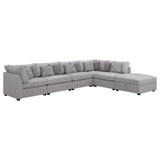 Cambria Grey 6-piece Upholstered Modular Sectional by Coaster at Eve Furniture