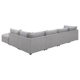 Cambria Grey 6-piece Upholstered Modular Sectional by Coaster at Eve Furniture
