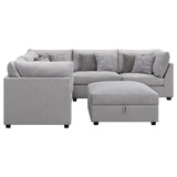 Cambria Grey 6-piece Upholstered Modular Sectional by Coaster at Eve Furniture