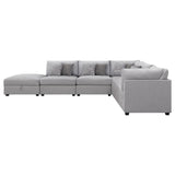 Cambria Grey 6-piece Upholstered Modular Sectional by Coaster at Eve Furniture