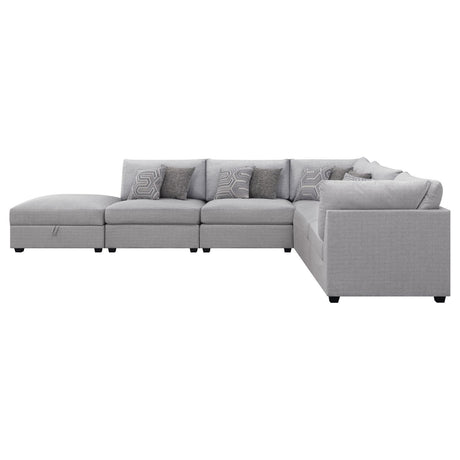 Cambria Grey 6-piece Upholstered Modular Sectional by Coaster at Eve Furniture