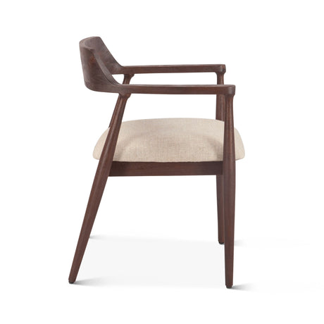 Cambridge 23" Upholstered Dining Chair in Walnut by Home Trends & Design at Eve Furniture