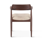 Cambridge 23" Upholstered Dining Chair in Walnut by Home Trends & Design at Eve Furniture