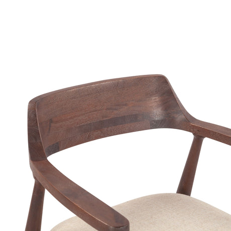 Cambridge 23" Upholstered Dining Chair in Walnut by Home Trends & Design at Eve Furniture