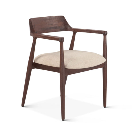 Cambridge 23" Upholstered Dining Chair in Walnut by Home Trends & Design at Eve Furniture