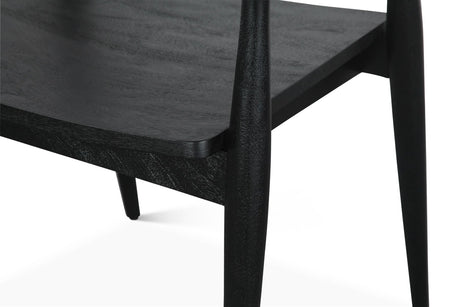Cambridge 24" Dining Chair in Black by Home Trends & Design at Eve Furniture
