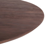 Cambridge 60" Round Dining Table in Walnut Mango Wood by Home Trends & Design at Eve Furniture