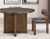 Cambridge Burnished Chestnut 47.25″ Round Dining Table by Steve Silver at Eve Furniture