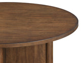 Cambridge Burnished Chestnut Dining Set with Folding Removable Game Top by Steve Silver at Eve Furniture