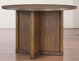 Cambridge Burnished Chestnut Dining Set with Folding Removable Game Top by Steve Silver at Eve Furniture
