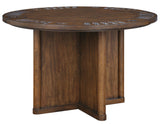 Cambridge Burnished Chestnut Dining Set with Folding Removable Game Top by Steve Silver at Eve Furniture