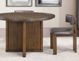 Cambridge Burnished Chestnut Dining Set with Folding Removable Game Top by Steve Silver at Eve Furniture