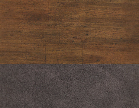 Cambridge Burnished Chestnut Vegan Leather Side Chair, Set of 2 by Steve Silver at Eve Furniture