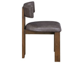 Cambridge Burnished Chestnut Vegan Leather Side Chair, Set of 2 by Steve Silver at Eve Furniture