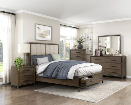 Cambridge Dark Walnut Dresser by Homelegance at Eve Furniture