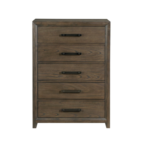 Cambridge Dark Walnut Storage Platform Bedroom Set by Homelegance at Eve Furniture