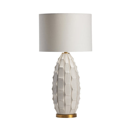 Cambridge White Table Lamp by Crestview at Eve Furniture