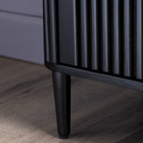 Camden Black Two Door Cabinet by Crestview at Eve Furniture
