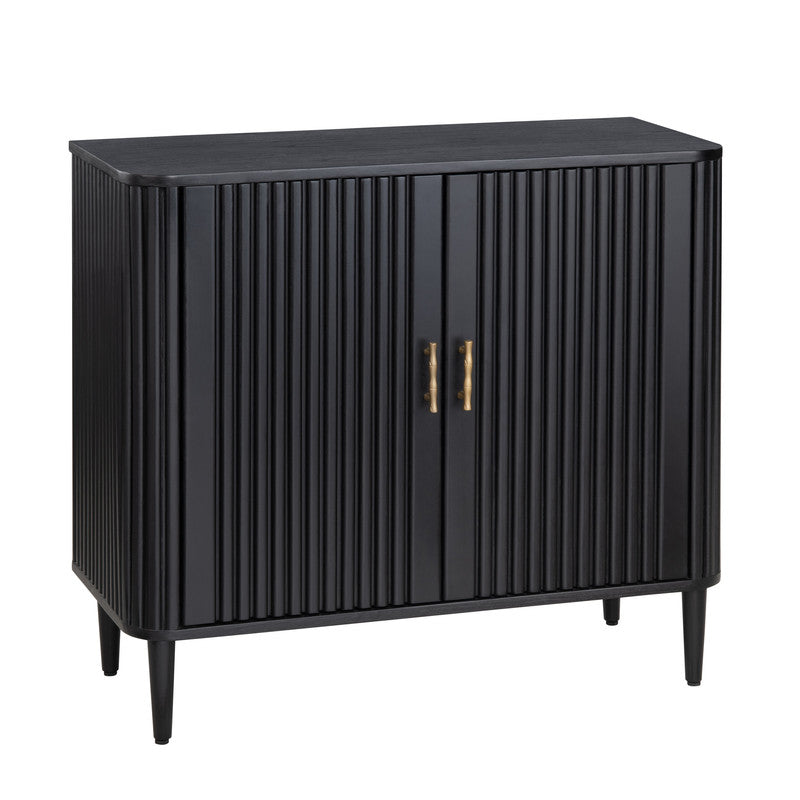 Camden Black Two Door Cabinet by Crestview at Eve Furniture