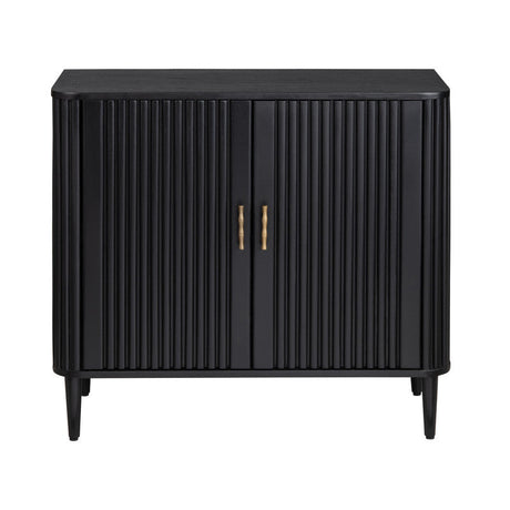 Camden Black Two Door Cabinet by Crestview at Eve Furniture