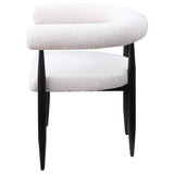 Camden Boucle Upholstered Dining Side Chair Cream (Set of 2) by Coaster at Eve Furniture