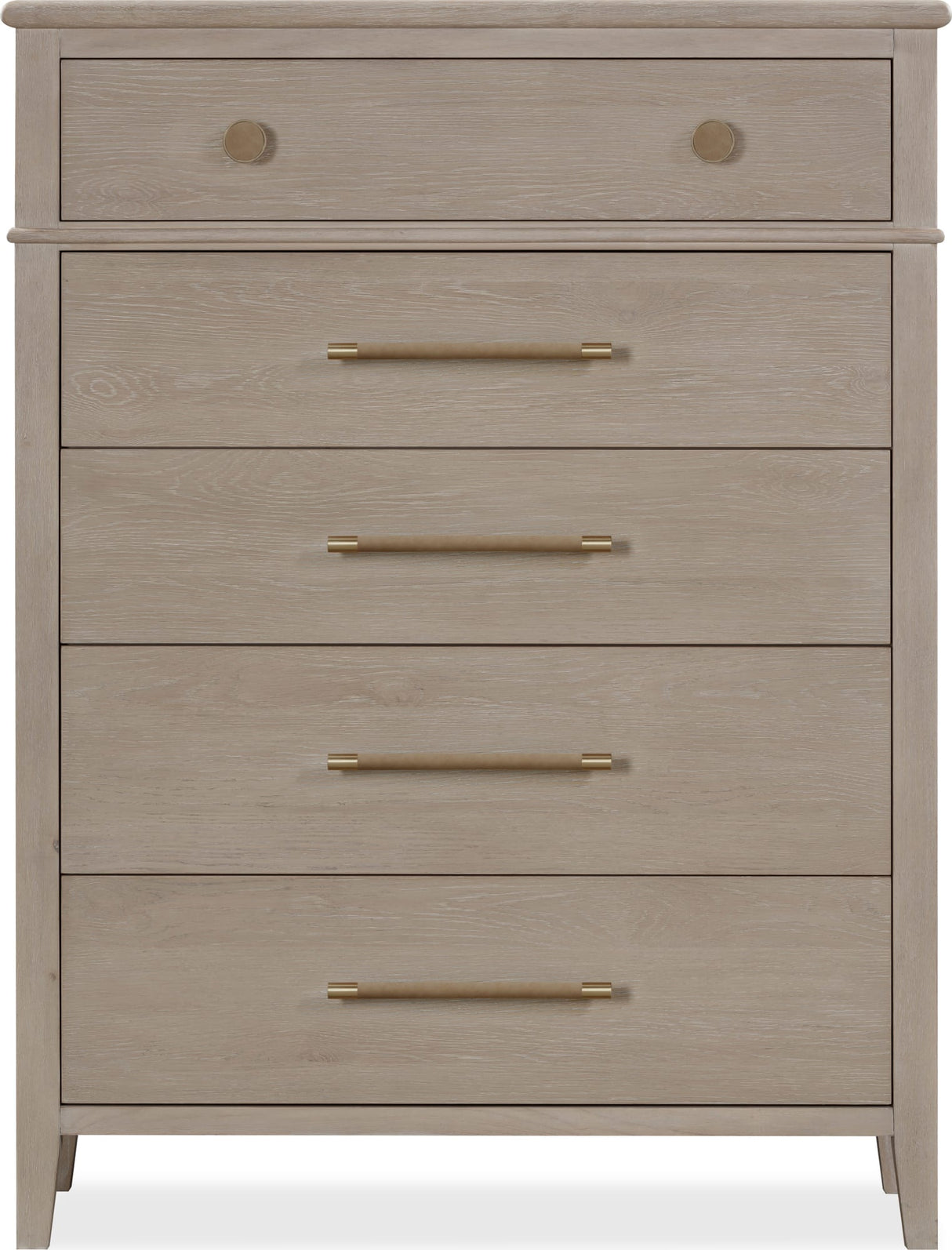 Camden Chai Five Drawer Oak Wood Chest by Modus Furniture at Eve Furniture