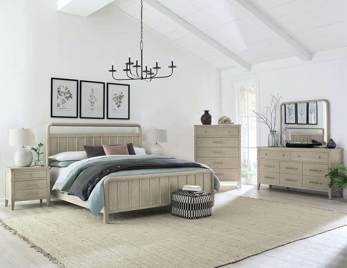 Camden Chai Five Drawer Oak Wood Chest by Modus Furniture at Eve Furniture