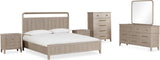 Camden Chai Five Drawer Oak Wood Chest by Modus Furniture at Eve Furniture