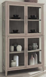 Camden Four Door Shiplap Curio in Chai by Modus Furniture at Eve Furniture