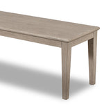 Camden Oak Wood Bench in Chai by Modus Furniture at Eve Furniture