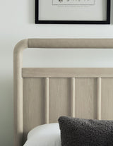 Camden Shiplap Oak Wood Eastern King Platform Bed in Chai by Modus Furniture at Eve Furniture