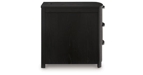 Camdill Black Chairside End Table by Ashley at Eve Furniture