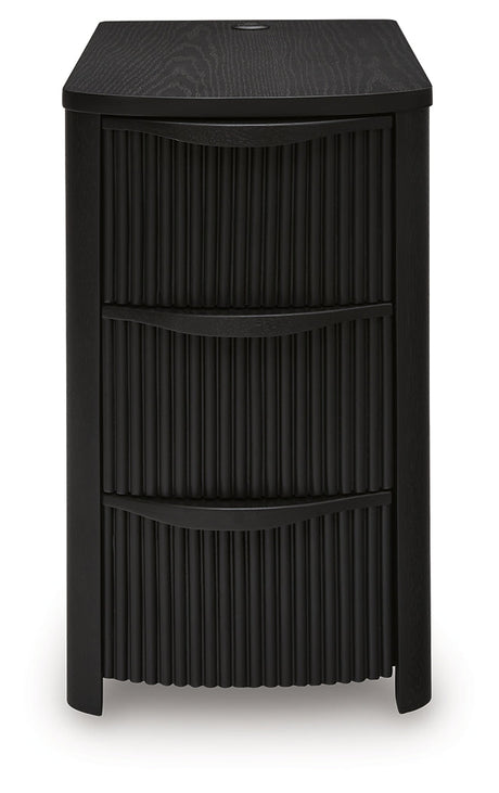 Camdill Black Chairside End Table by Ashley at Eve Furniture