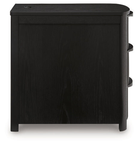 Camdill Black Chairside End Table by Ashley at Eve Furniture