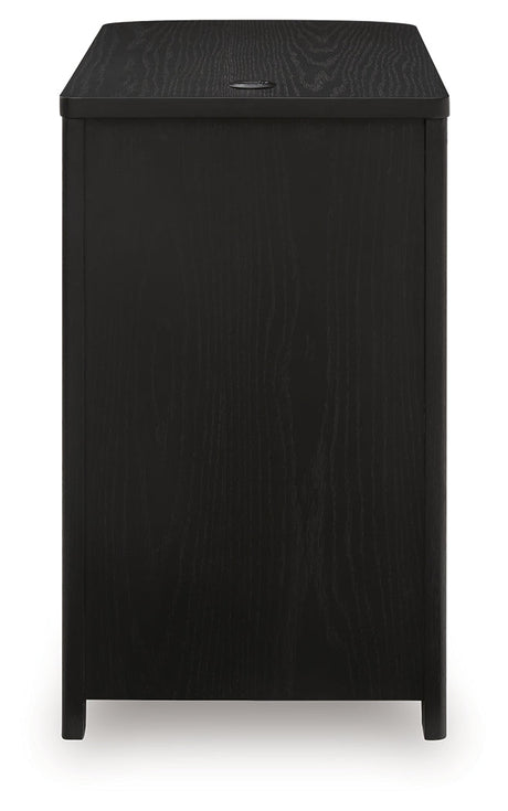 Camdill Black Chairside End Table by Ashley at Eve Furniture