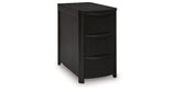 Camdill Black Chairside End Table by ASHLEY FURNITURE at Eve Furniture