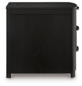 Camdill Black Chairside End Table by ASHLEY FURNITURE at Eve Furniture