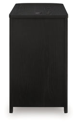 Camdill Black Chairside End Table by ASHLEY FURNITURE at Eve Furniture