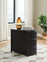 Camdill Black Chairside End Table by ASHLEY FURNITURE at Eve Furniture