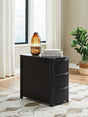 Camdill Black Chairside End Table by ASHLEY FURNITURE at Eve Furniture