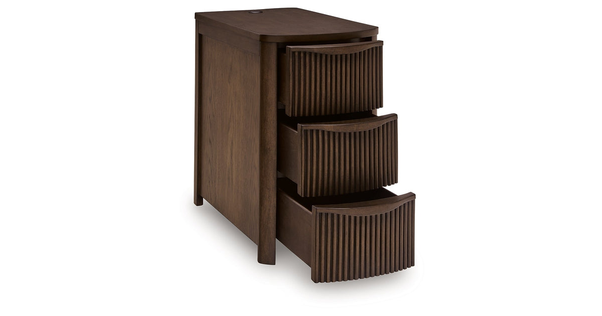 Camdill Dark Brown Chairside End Table by Ashley at Eve Furniture