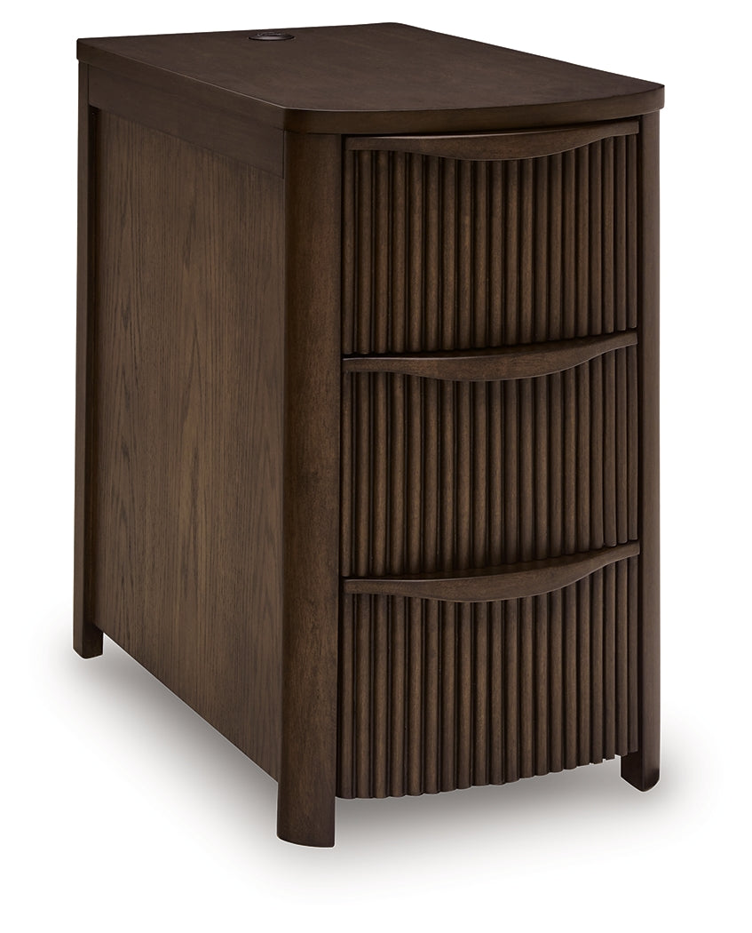 Camdill Dark Brown Chairside End Table by Ashley at Eve Furniture